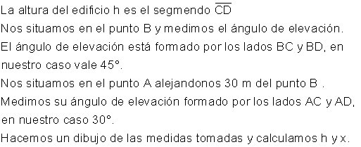 Problemas trigonometría