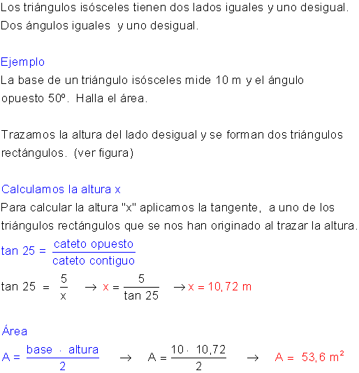 Problemas trigonometría
