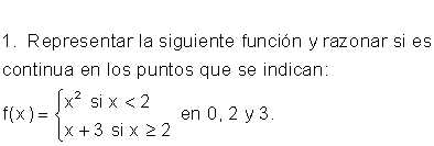 Ejercicios continuidad