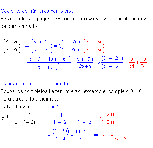 Números complejos 