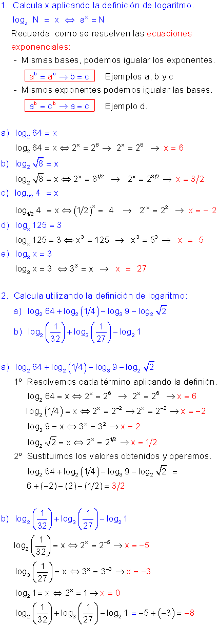 Ejercicios
