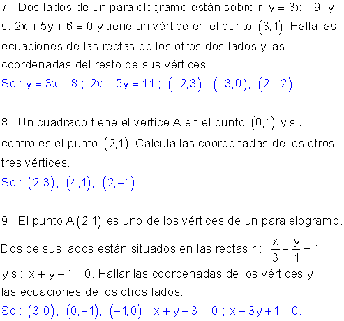 Problemas circuncentro