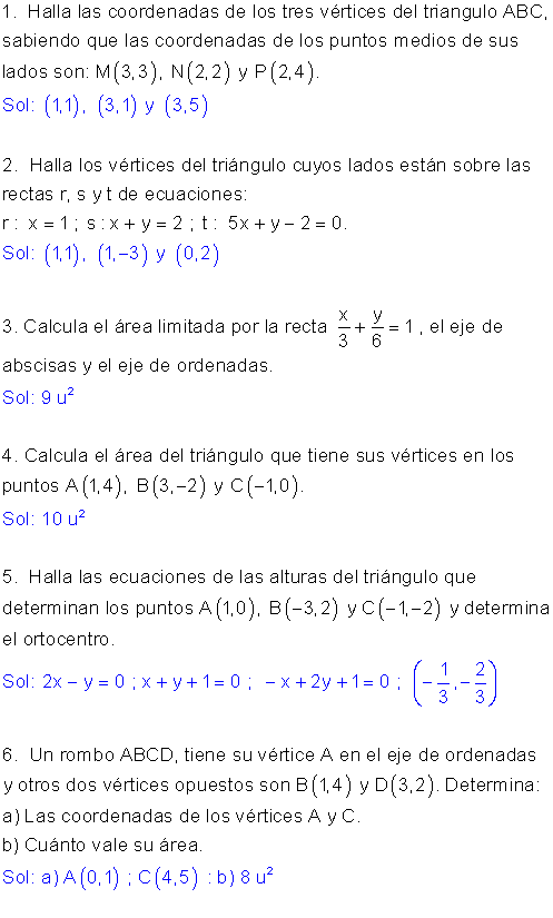 Problemas ortocentro