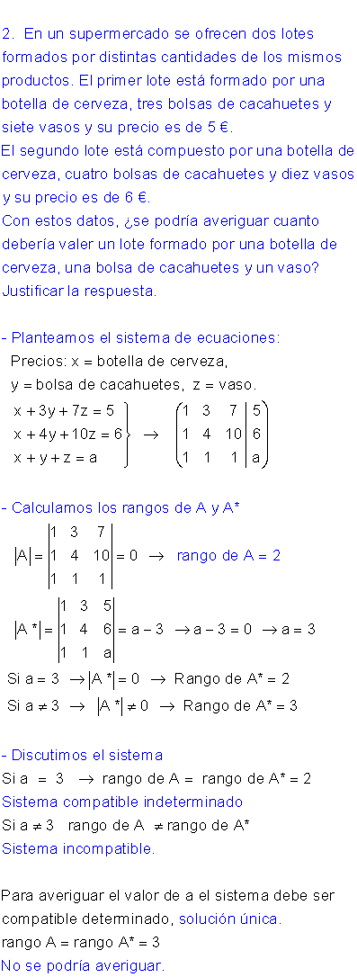 Sistemas homogéneos.