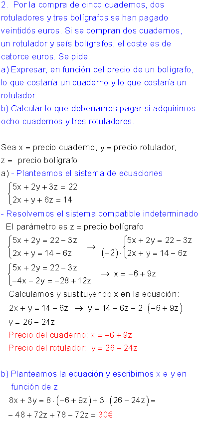 Problemas resueltos sistemas