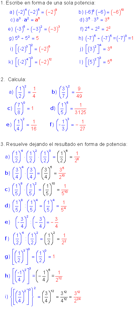 Ejercicios resueltos